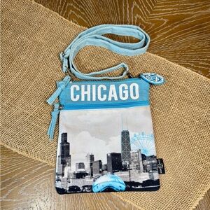 Robin Ruth Blue and White Chicago Bag
